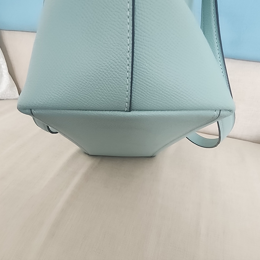 Coach Seafoam Leather Tote - Picture 7 of 8